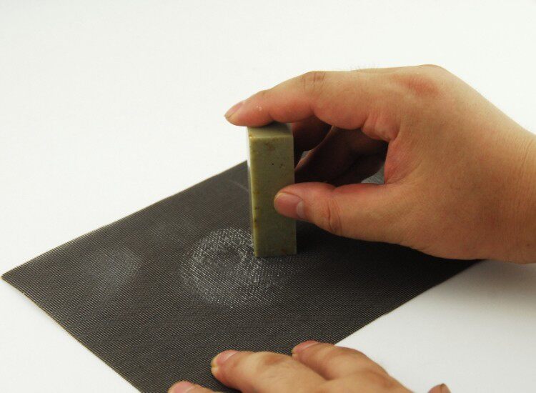 篆刻网眼砂皮研磨石料文房四宝砂纸文房四宝