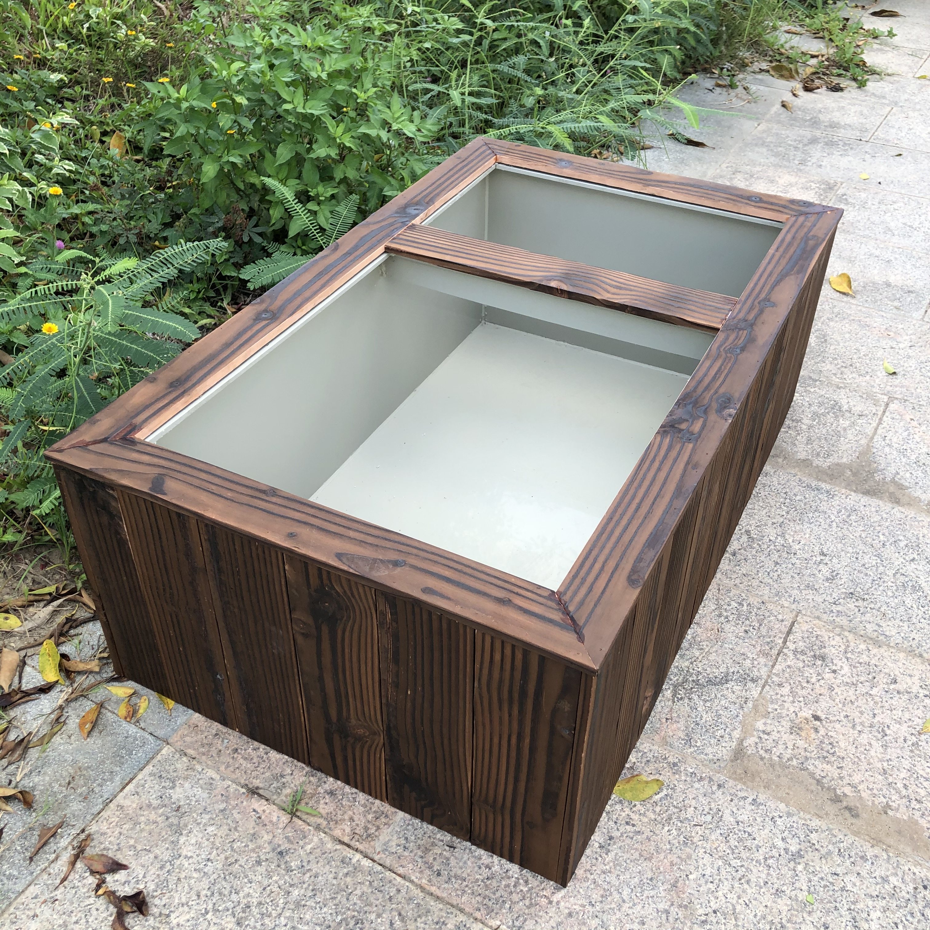 客厅阳台家用1米大型鱼缸龟缸过滤器水箱金鱼桌面缸