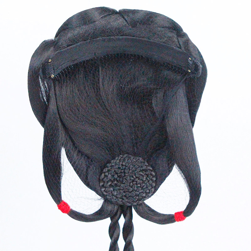 古装汉服发包后脑勺演出一体式懒人复古假发固定发包