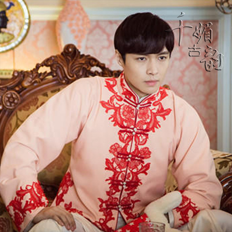 影视古装老九门张艺兴同款二月红长衫大褂民国男士长袍演出服