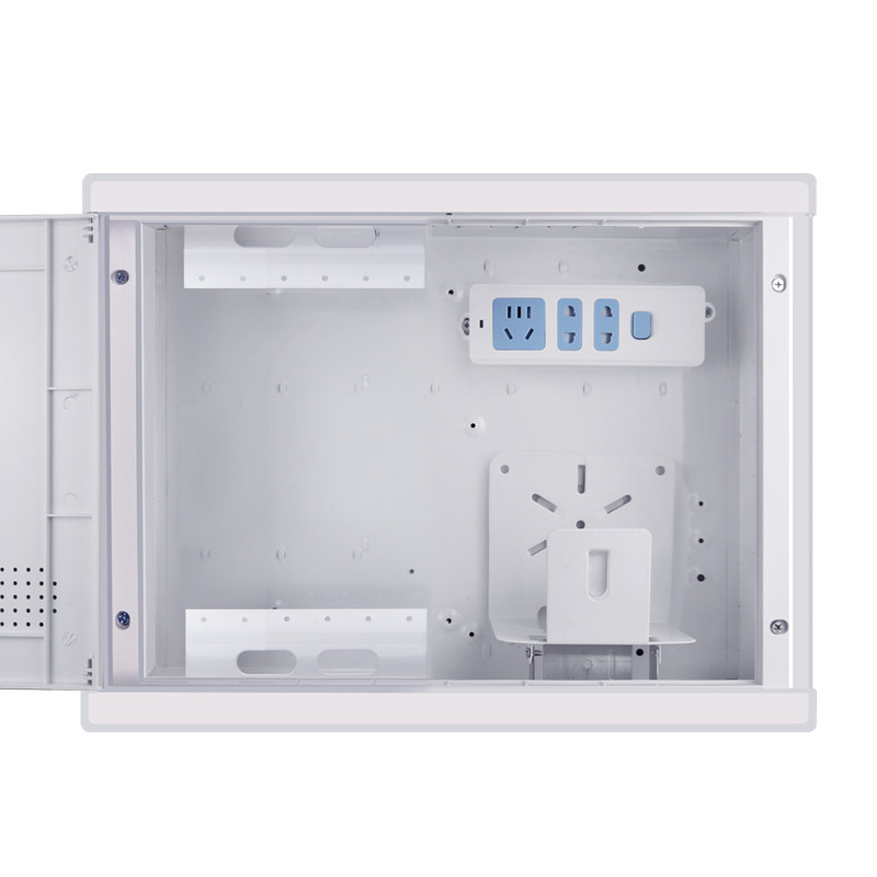 弱电家用暗装大号光纤信息箱多媒体集线网络布线弱电布线箱