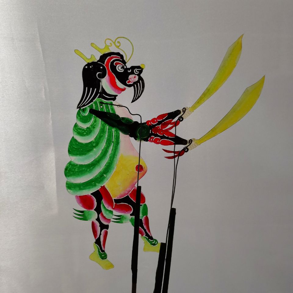 皮影戏道具人偶哪吒闹海全套操作幼儿园手工益智皮影