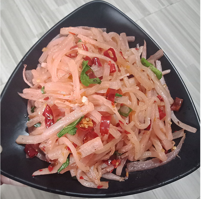 酸萝卜丝湖南湘西萝卜农家自制老坛酸菜开胃腌制