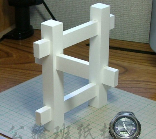 满35元包邮立体错觉光学错觉diy纸模型3d立体白模模型视觉差