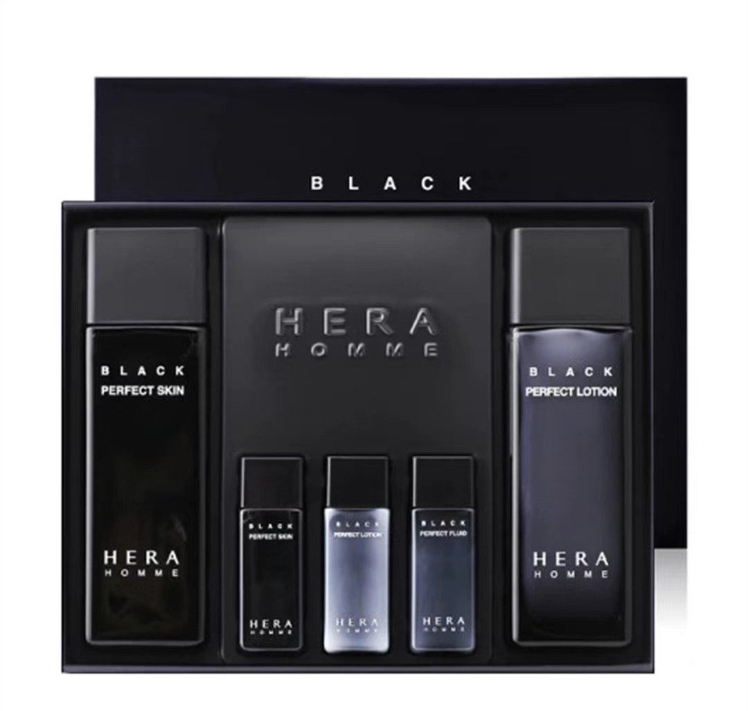 韩国hera赫妍赫拉男士套盒爽肤水乳液三合一精华面部护理套装