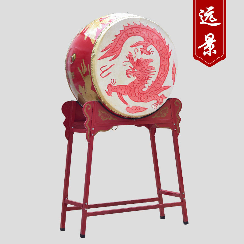 厂家直销立鼓立式战鼓上架子木质大鼓红鼓龙鼓表演舞蹈战鼓锣鼓