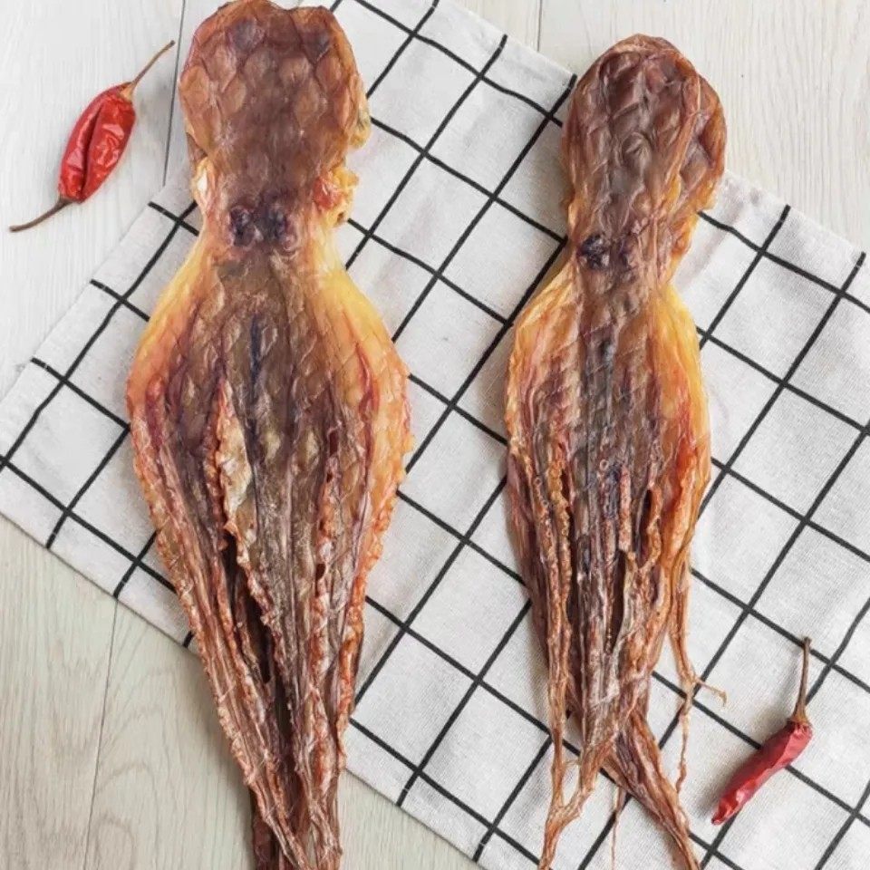 阳江渔民自晒生大号章鱼干足八爪鱼干货乌贼15头章鱼干