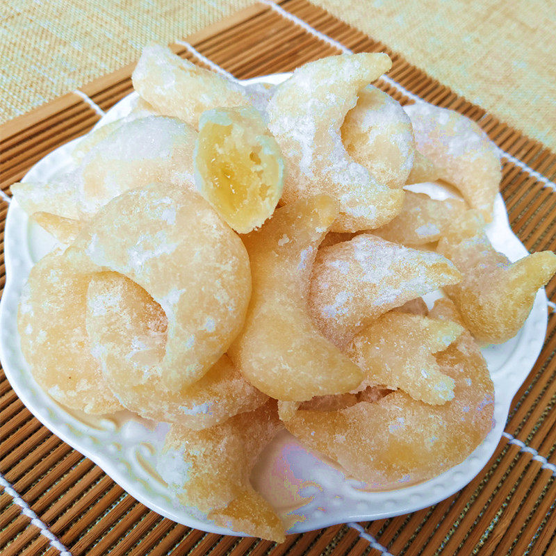 豆角蜜糖月亮果梅羊角果子糖稀饺子传统糕点