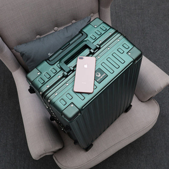Japan Roaming Aluminum Frame Suitcase Small 20 Inch Universal Wheel 24 Suitcase Boarding Leather Trolley Case 26 Men And Women Japan Roaming Aluminum Frame Suitcase Small 20 Inch Universal Wheel 24 Suitcase Boarding Leather Trolley Case 26 Men And Women