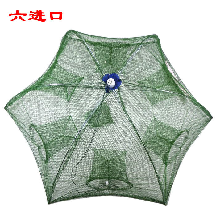 鱼笼钓笼虾笼龙虾自动折叠加固捕鱼鱼网抓虾鱼网