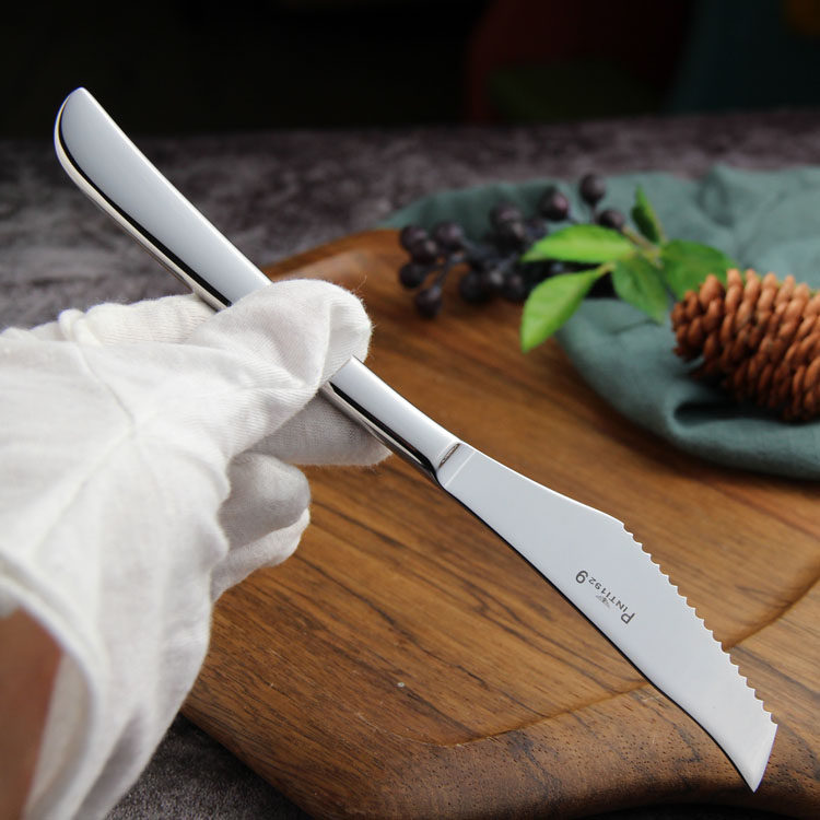 西餐出口意大利不锈钢刀具锯齿牛排刀锋锋利牛扒西餐刀具