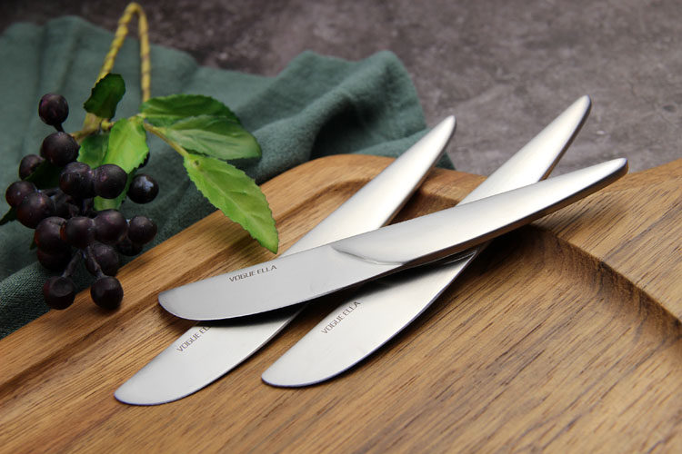 ve北欧欧风砂光黄油开刃面包片切刀芝士刀沙拉西餐刀具