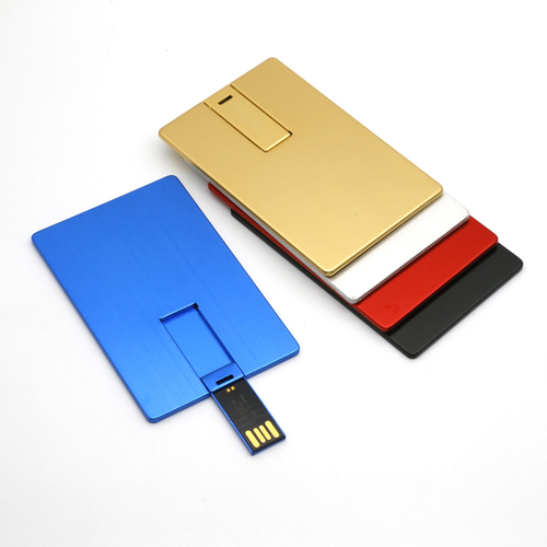 金属卡片式u盘32g 定制刻字64/16/8g车载商务礼品定制 多容量