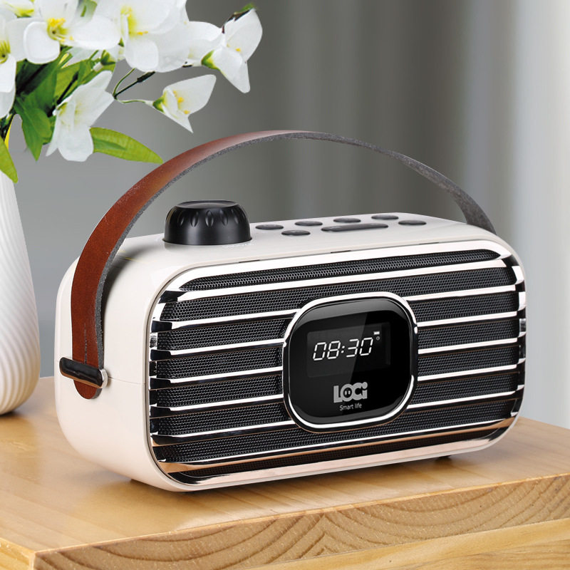 朗技p3便携蓝牙音箱收音机插卡盘双喇叭复读机无线