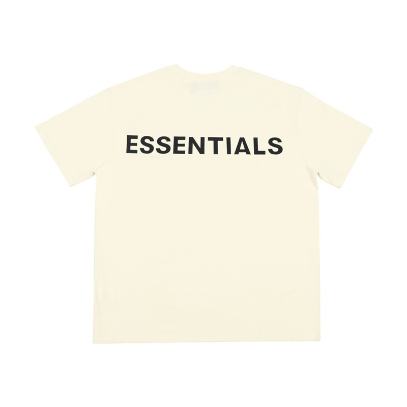 FOG Fear of God Essentials Boxy 复线反光字母高街落肩短袖t恤