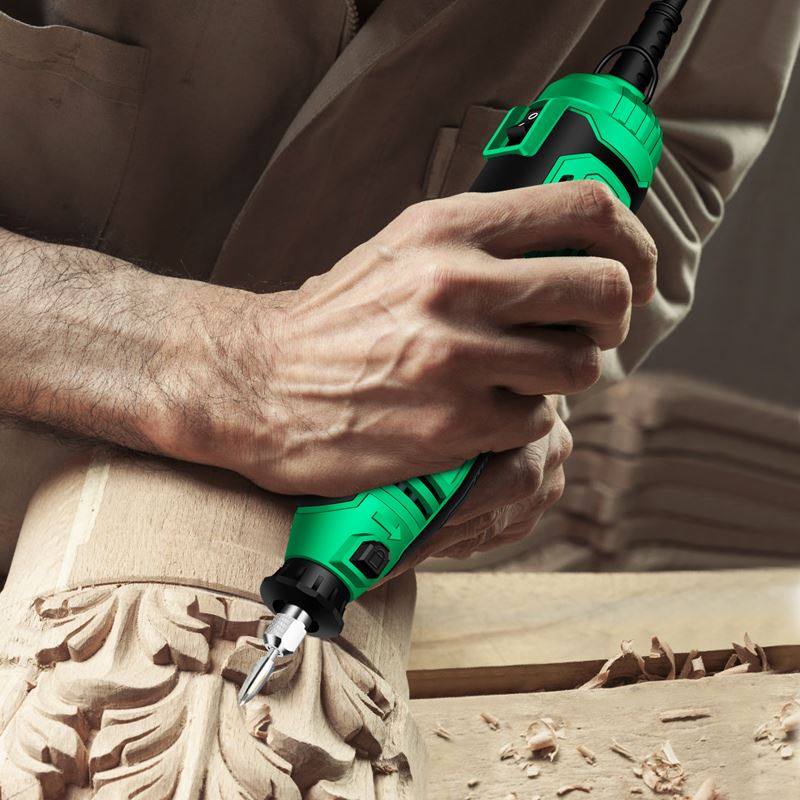 美耐特电动打磨机手持小型电磨机220v手工打磨电钻电磨