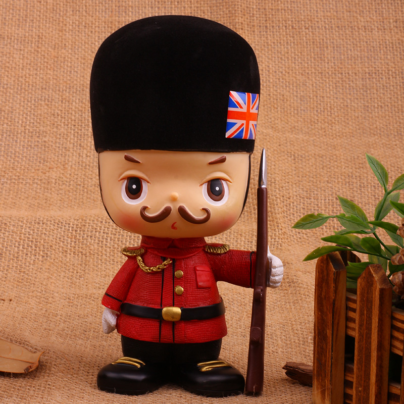 摆件英国胡桃夹子士兵卡通玩偶创意儿童玩具套装个性摆件
