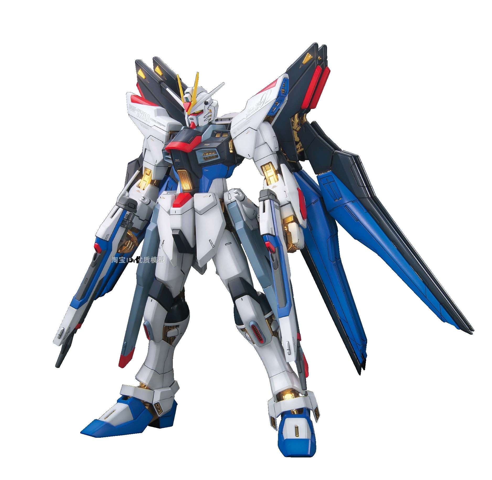 现货高高模型 mg 1:100 strike freedom mb强袭自由 豪华版带支架