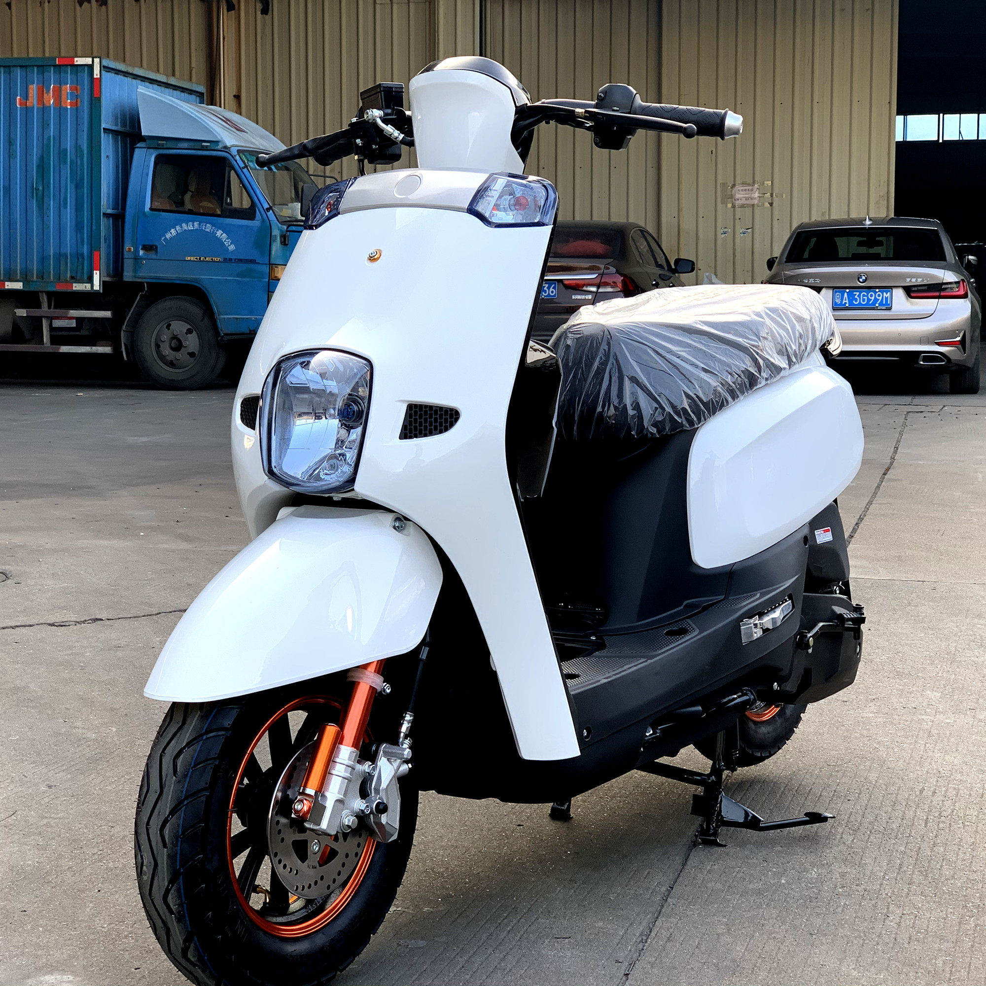 踏板摩托车s5上牌100cc可选电喷助力燃油鬼火摩托车整车