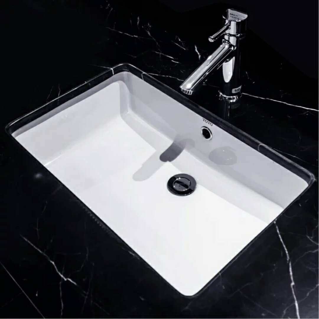 toto专柜正品台下lw596rb洗脸盆陶瓷智洁方形嵌入式台下盆