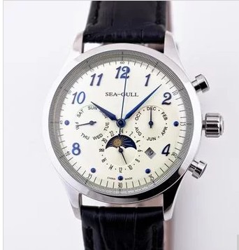 海鸥手表 D2869S全自动机械表男表 多功能表 24星辰 日历星期月历