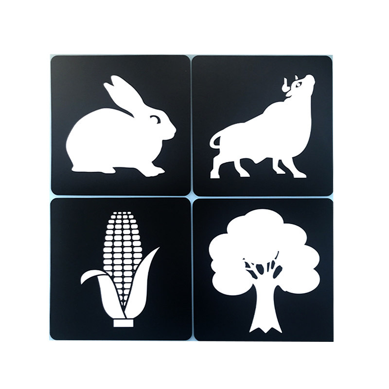 天才豆生的训练视力彩色追视玩具宝宝黑白卡新生的启蒙认知书