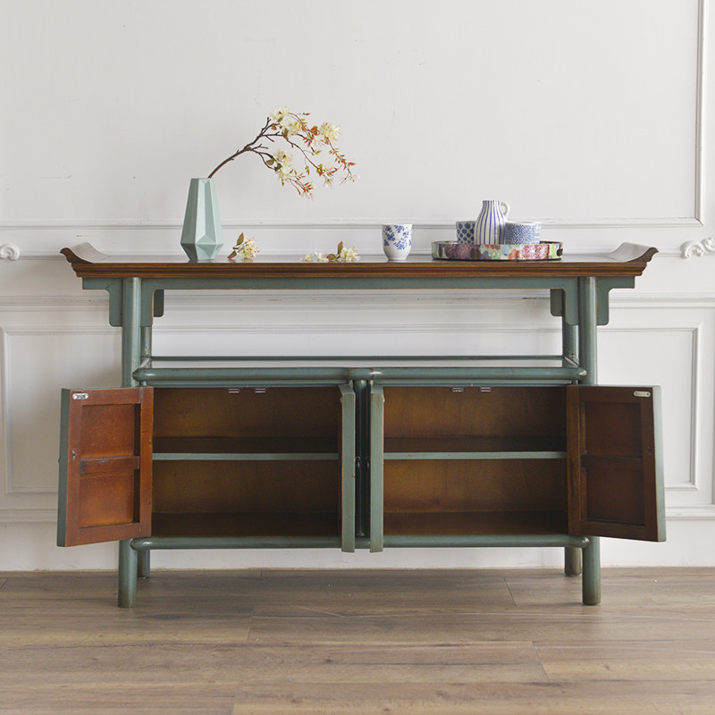 gz023客厅收纳矮柜储物装饰边柜柜餐玄关新中式门厅