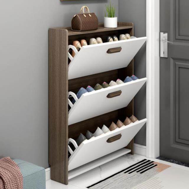小户户型薄款超薄鞋架10cm翻斗玄幻鞋柜24cm鞋柜