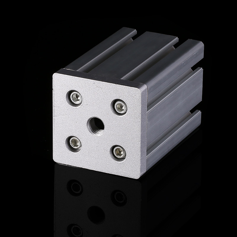 nimo工业铝型材连接件20/30/40/上盖端盖端面连接板铝合金配件