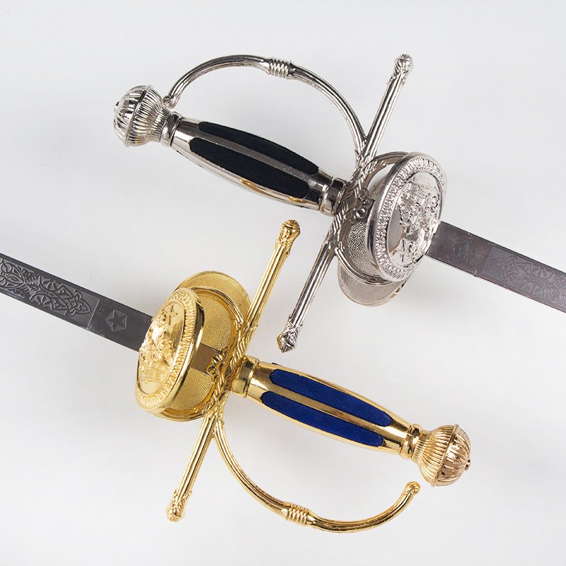 金属西洋剑不锈钢仪仗指挥剑骑士指挥剑升旗表演装饰道具剑未开刃