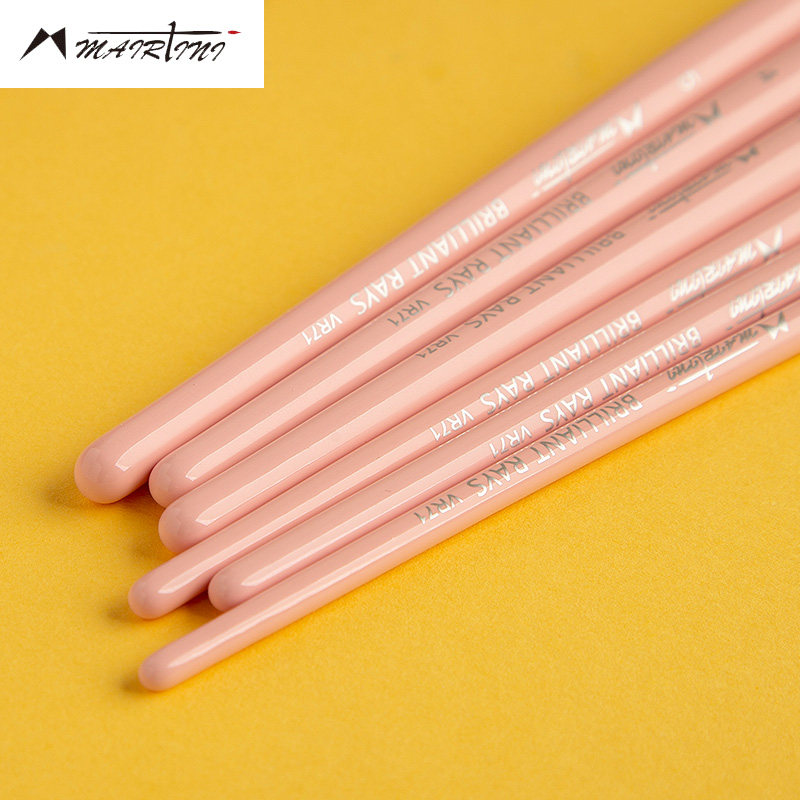 mairtini马蒂尼光芒系列水彩笔brwc006粉色套装勾线笔水粉笔绘画笔