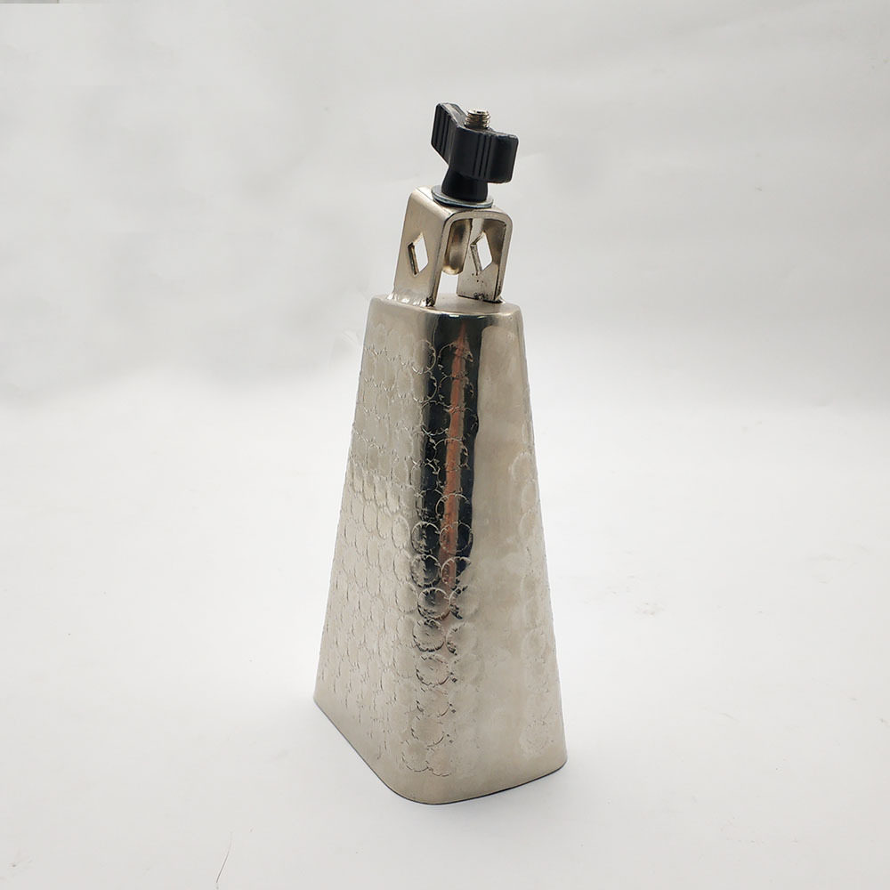 牛铃6寸电镀打点金属银色奥尔夫打击乐器架子鼓配件其它西洋乐器