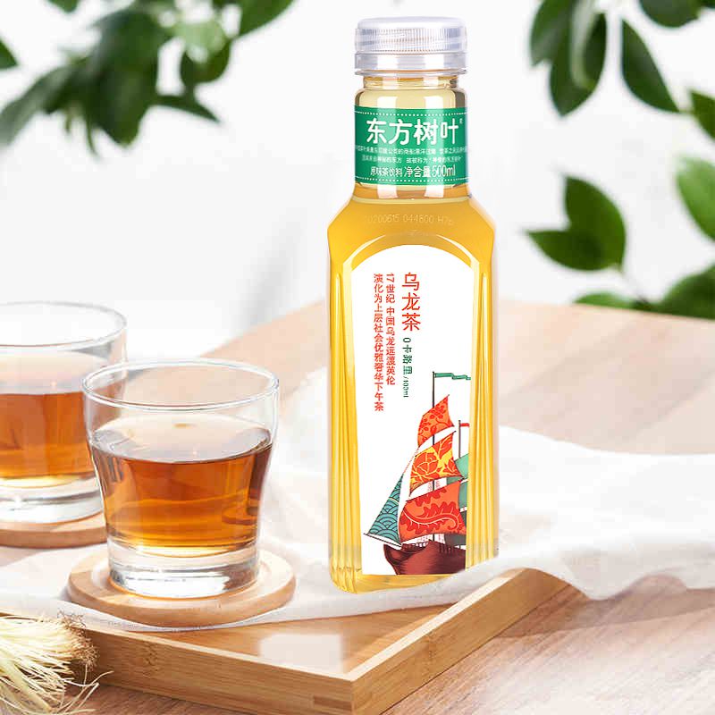 农夫山泉东方树叶乌龙茶500ml15瓶装整箱饮料卡路里多酚茶饮料