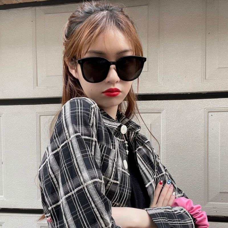 2021新款gm墨镜frida黑色太阳镜her太阳眼镜