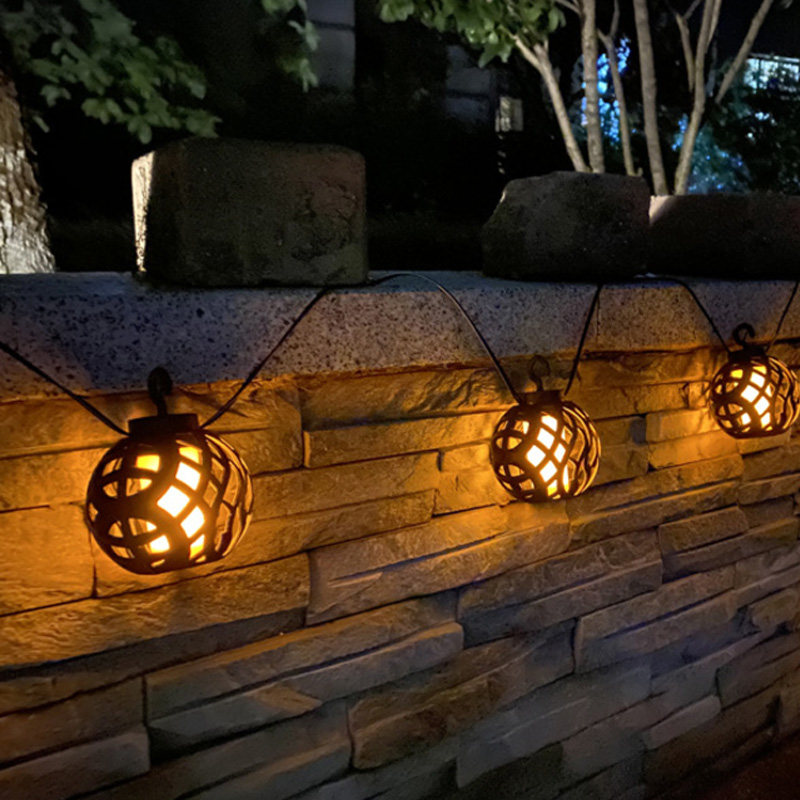 太阳能灯串阳台露台庭院假山装饰别墅户外防水景观庭院灯饰