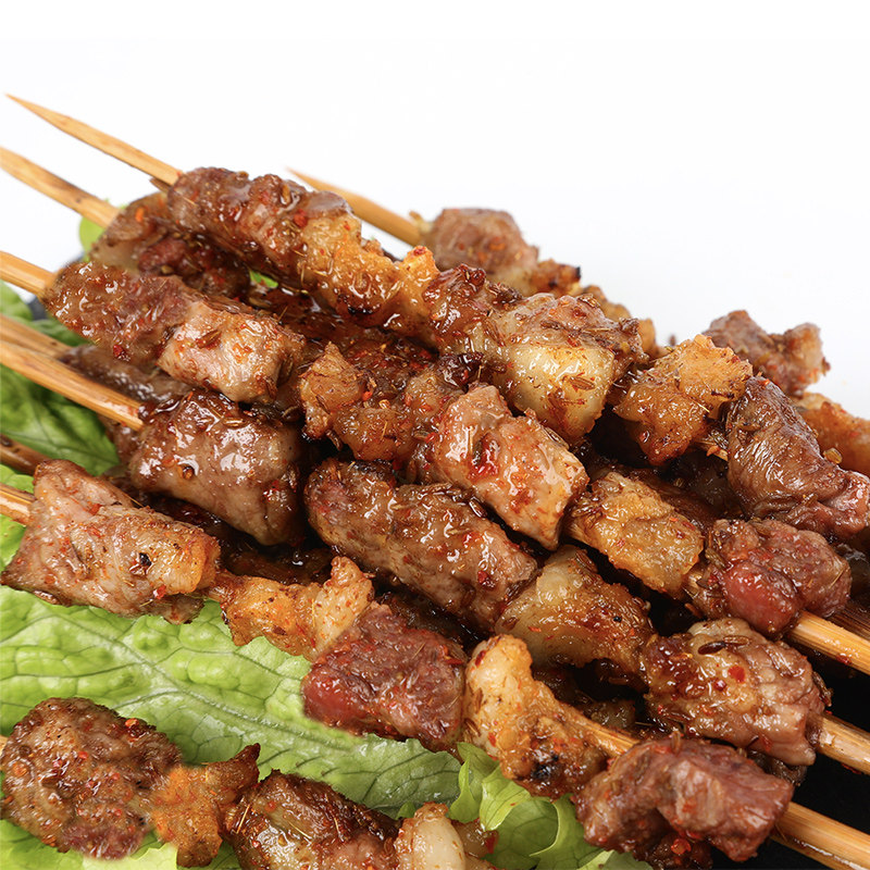 内蒙大串羊肉串肉筋串烧烤串食鲜肉冷冻半成品牛街羊肉串