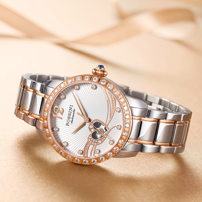 罗西尼手表女机械表典美系列品牌正品防水简约气质女士腕表送礼