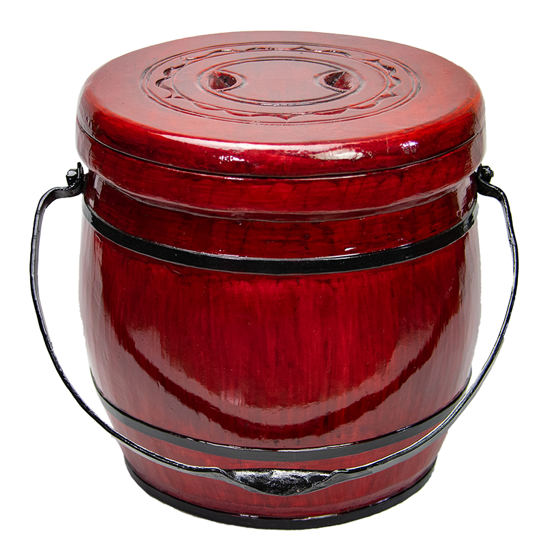 家用马桶婚庆结婚子孙桶特大号木马桶老人儿童方便用座便器实木桶