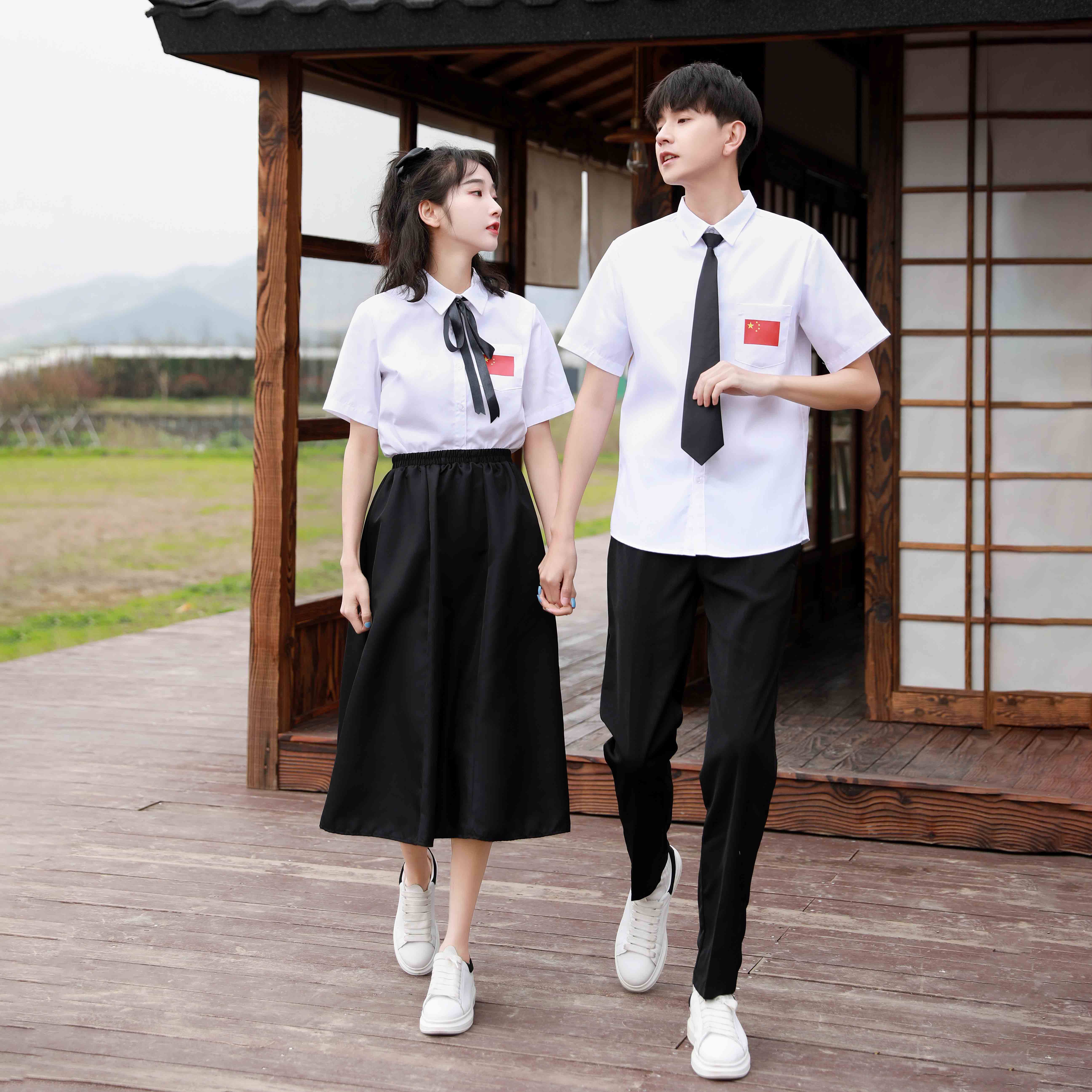 班服秋季套装初中高中学院学生装运动会朗诵大合唱学生校服