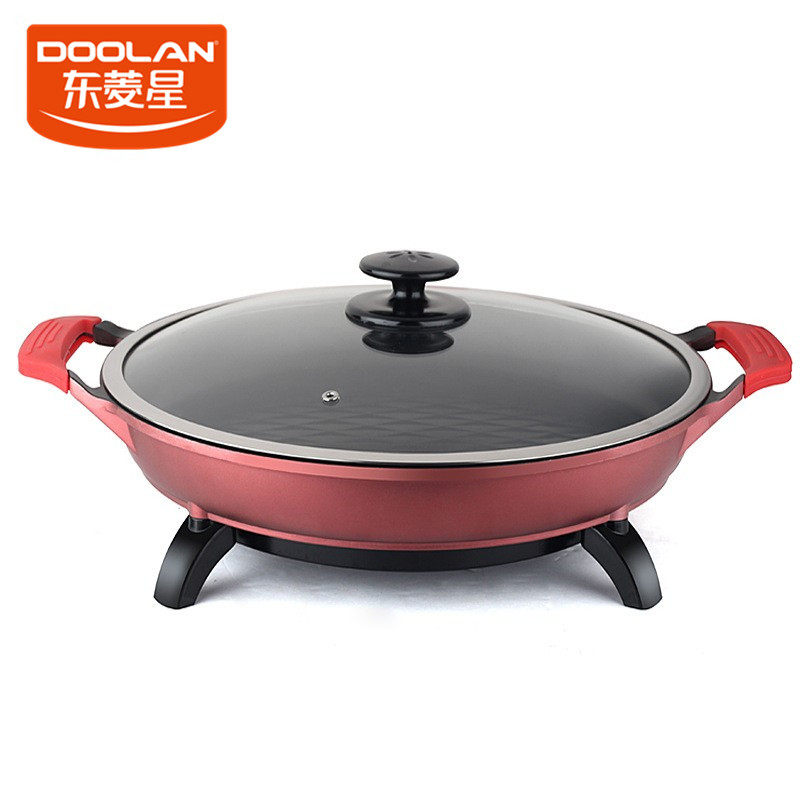 东菱菱星40cm电饼多功能电锅煎锅电烤锅家用用水电热火锅