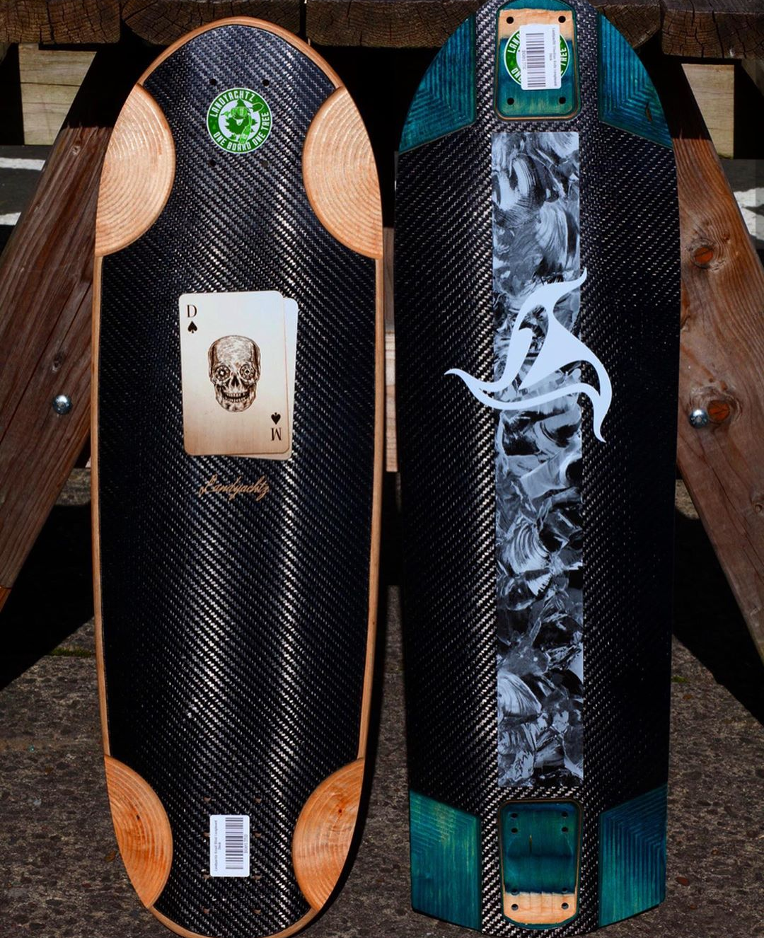 landyachtz曜石长板obsidianknife速降碳纤维板面smallblind滑板