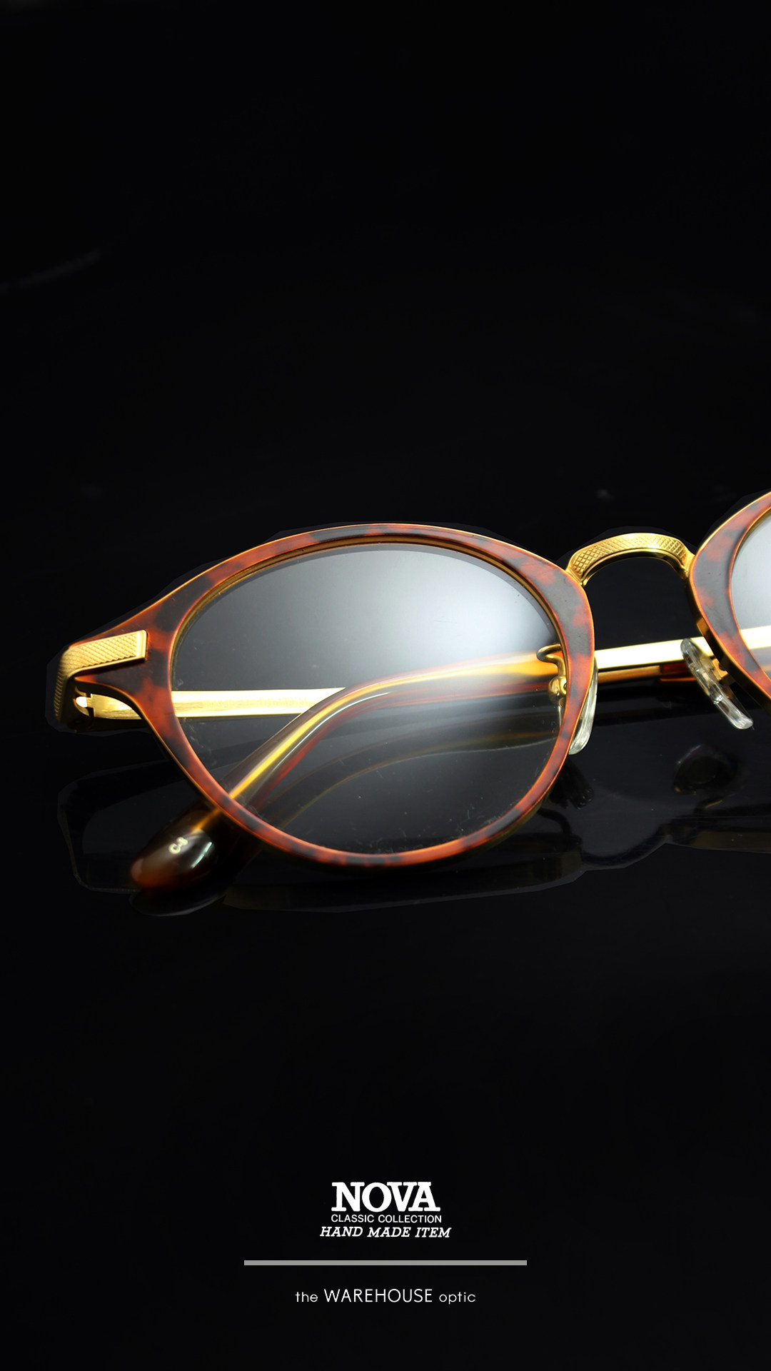 香港仓库眼正品现货novahandmadeitemh3039日本眼镜架