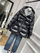 European station 2022 Winter dress new European goods thickened and warm waist small hooded shiny down jacket outside women European station 2022 Winter dress new European goods thickened and warm waist small hooded shiny down jacket outside women