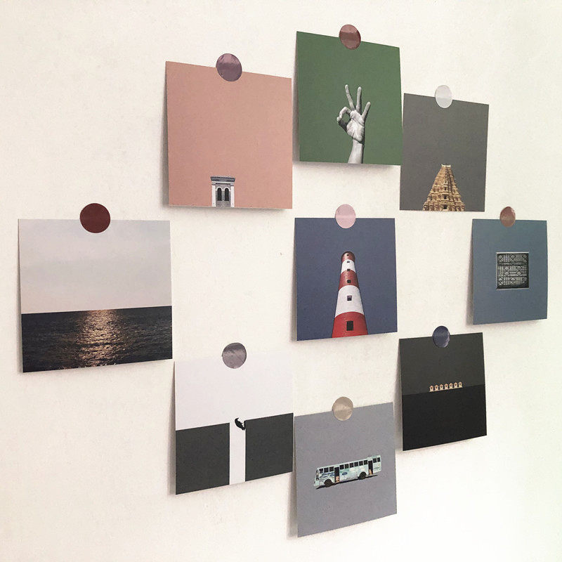 ins工业风卡片文艺简约宿舍卧室墙面装饰墙贴背景墙拍照道具摆拍