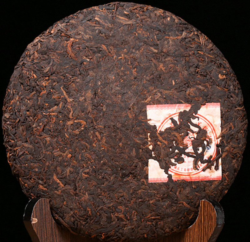 普洱茶黎明2007年八角亭7590茶饼尾货处理普洱老熟普洱