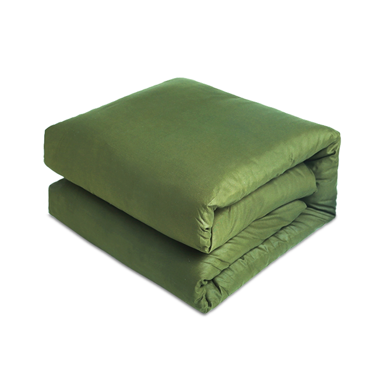 正品军被07学生军训棉被军被子单人宿舍军绿棉花褥子军用热熔被
