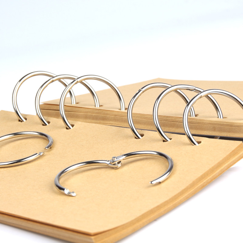 书圈 卡片环 书扣 装订环相册环铁环活页环卡片扣 开口扣环卡扣