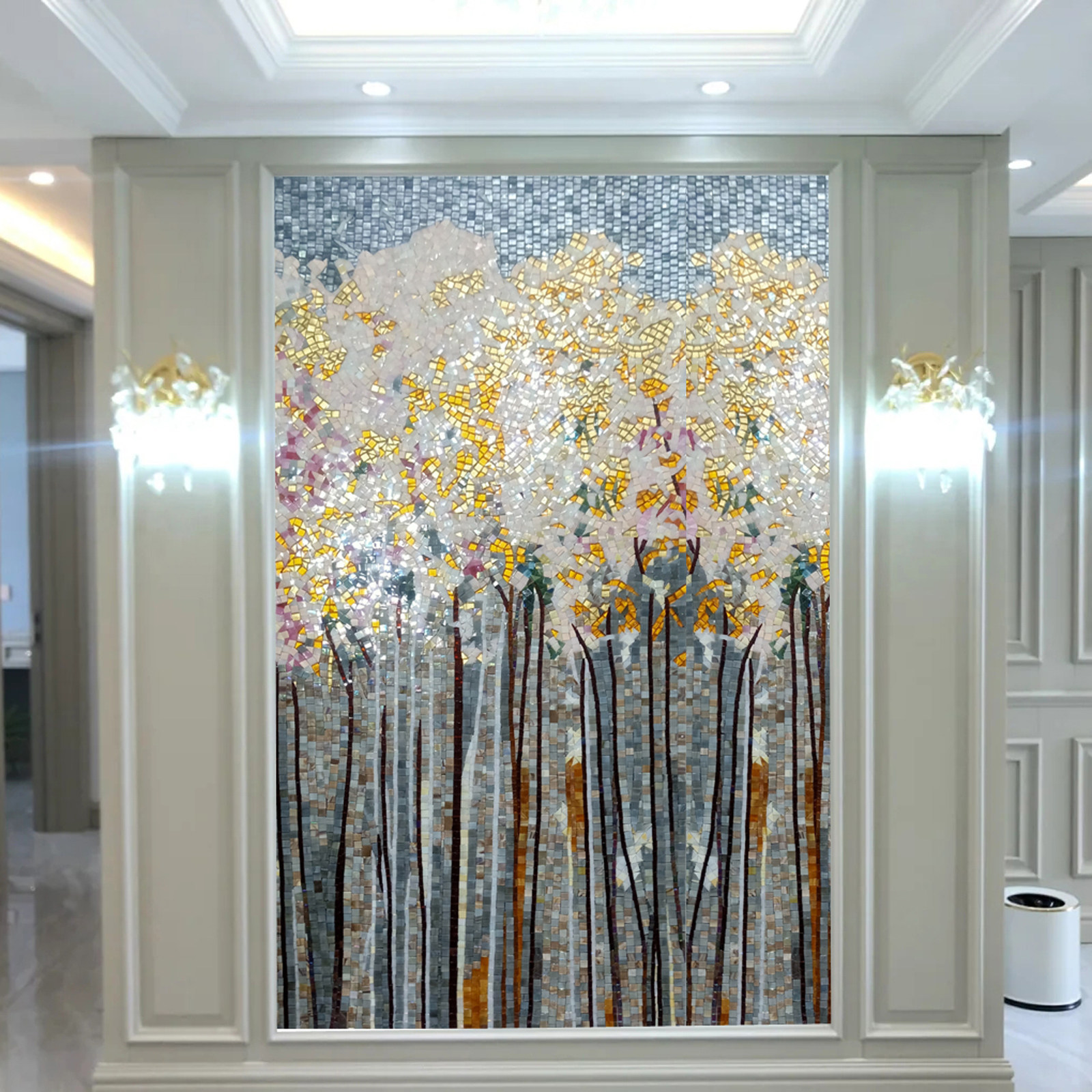 马赛克背景墙剪画拼花玄关装饰装饰画画艺术壁画个性定制马赛克