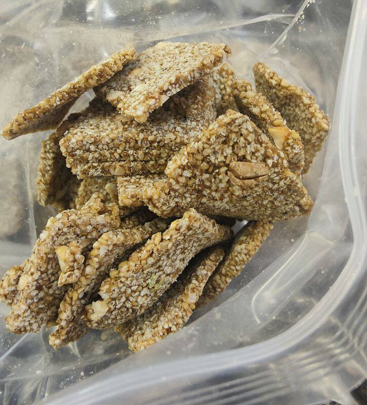 传统糕点富阳阳新农家手工特产芝麻花生米花糖传统中式糕点