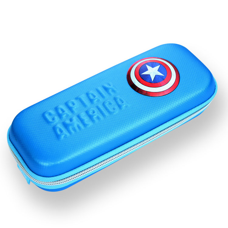 联众笔袋男超人超人熊熊本熊学生铅笔文具盒卡通大容量笔袋